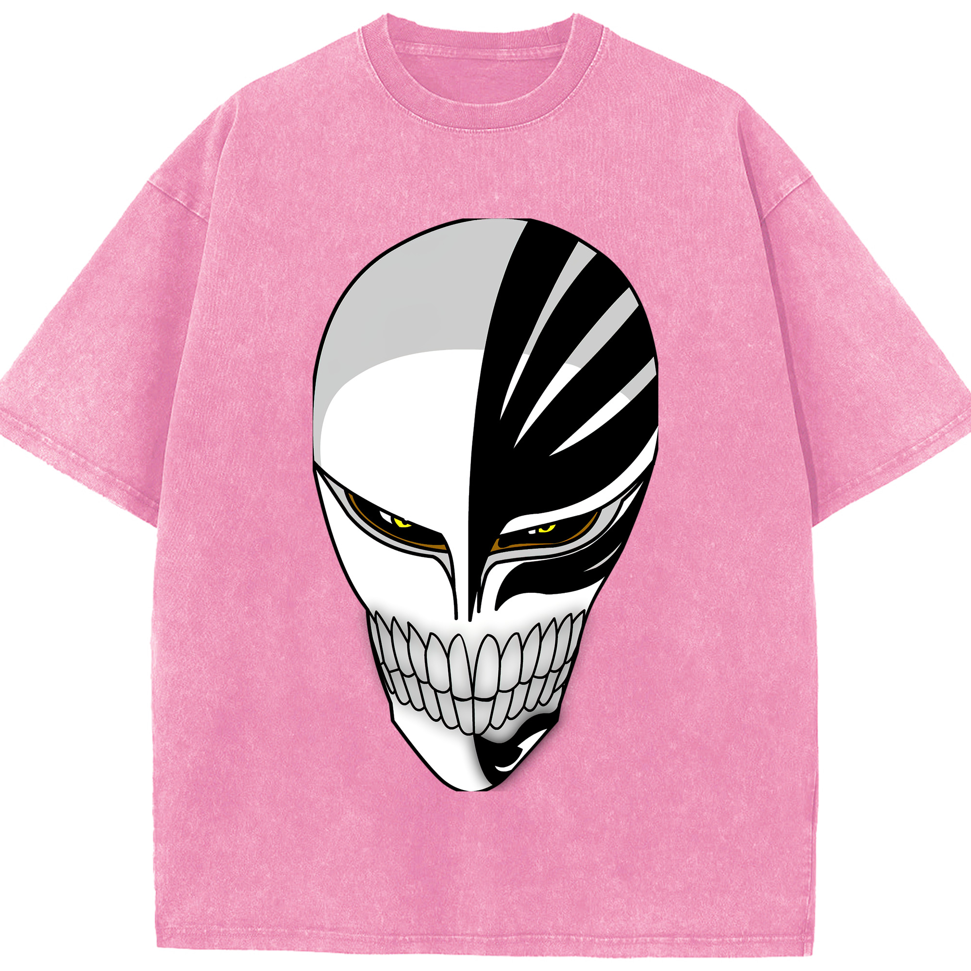（画像用） ブリーチ 黒崎一護（くろさき いちご）BLEACH Kurosaki Ichigo 綿100% ヴィンテージ風 半袖Tシャツ（フロントプリント）